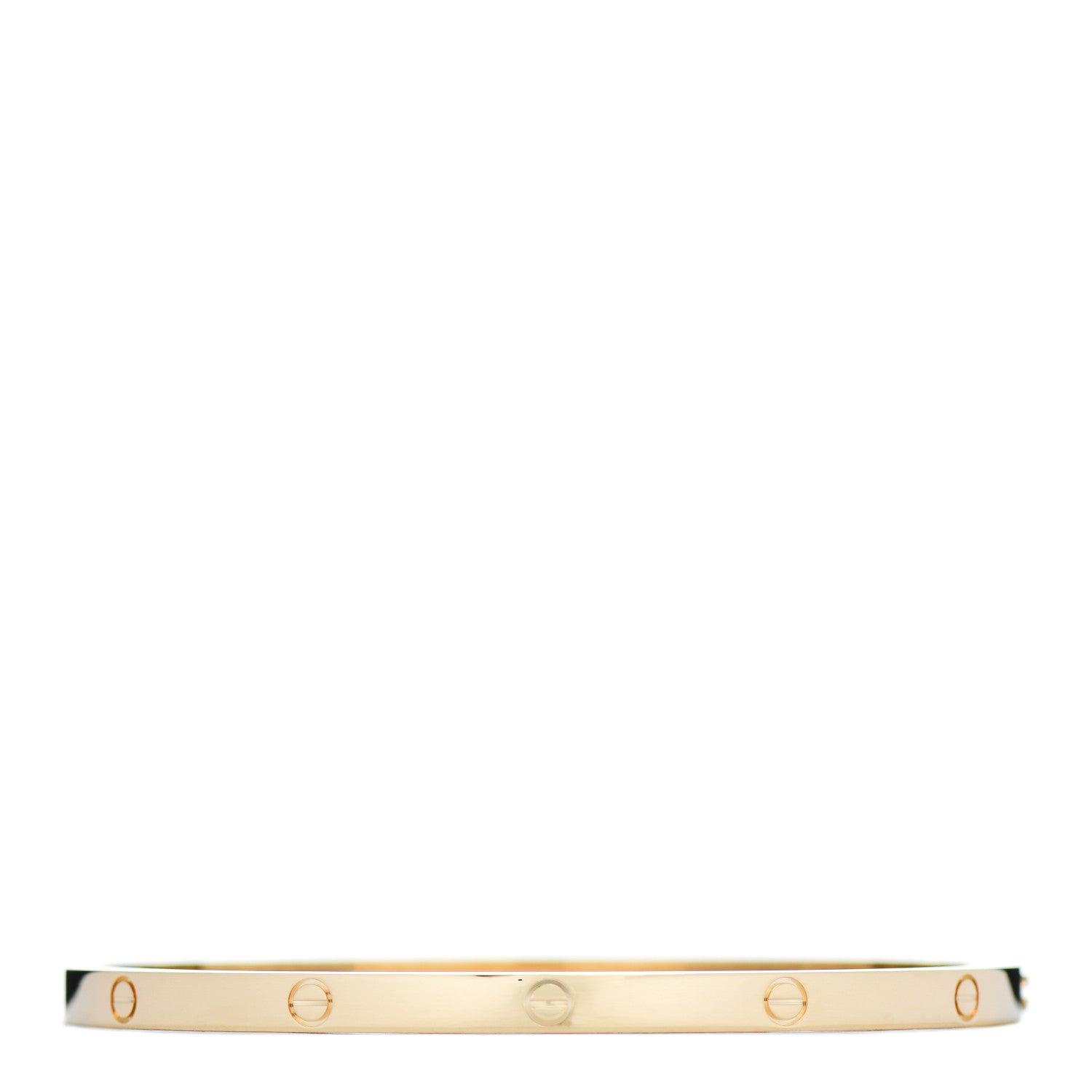 Cartier 18K Yellow Gold Small LOVE Bracelet 17 3 of 5