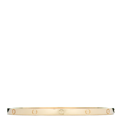 Cartier 18K Yellow Gold Small LOVE Bracelet 17 3 of 5