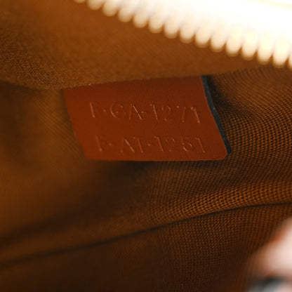 Celine Canvas Calfskin Ava Triomphe Shoulder Bag White 7 of 10