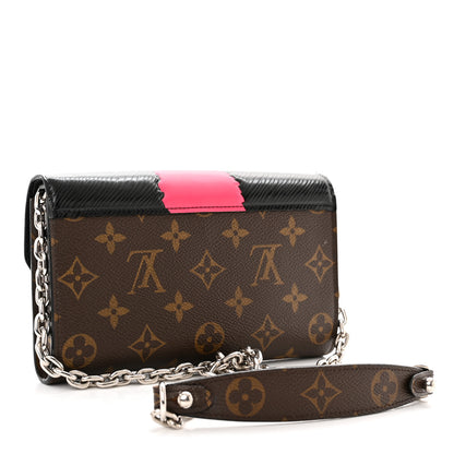 Louis Vuitton Monogram Kabuki Chain Wallet Black 3 of 13