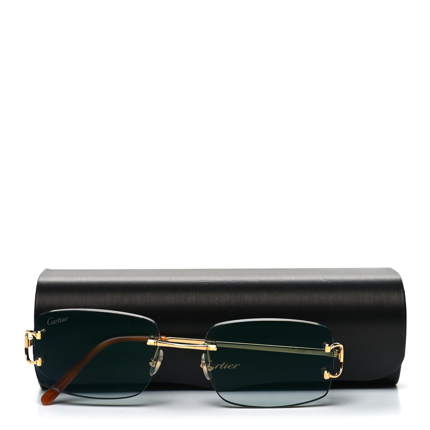 Metal C Decor 140 Square Sunglasses Gold Blue
