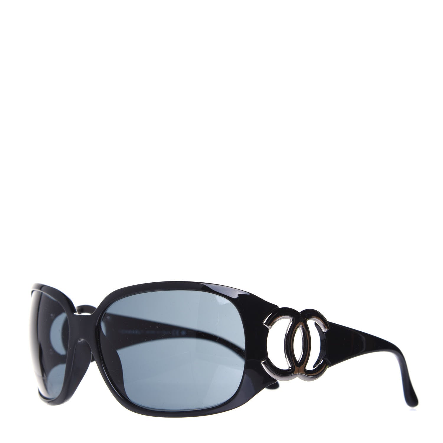 Chanel CC Sunglasses 6014 Black 1 of 7