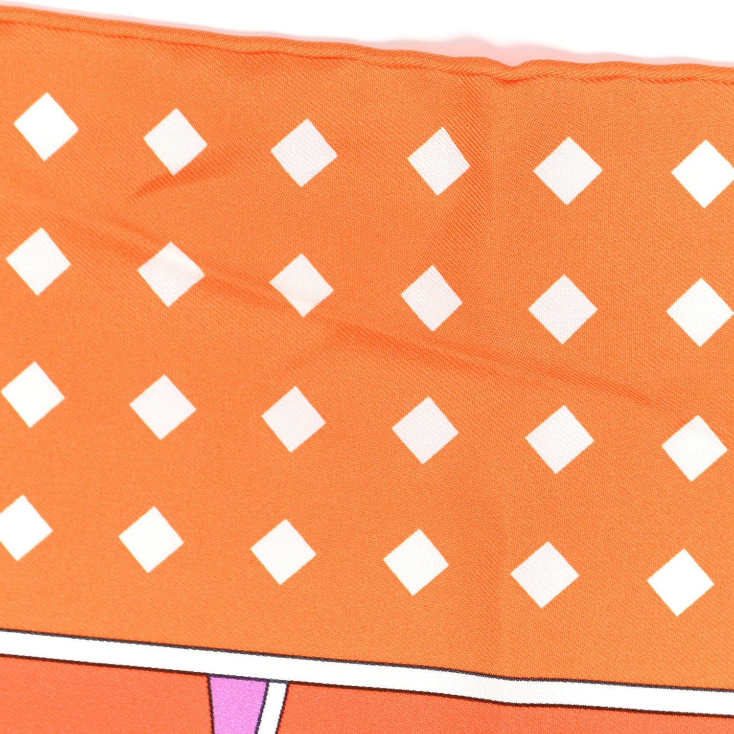 Hermes Silk La Promenade du Matin Triangle Scarf 5 of 7
