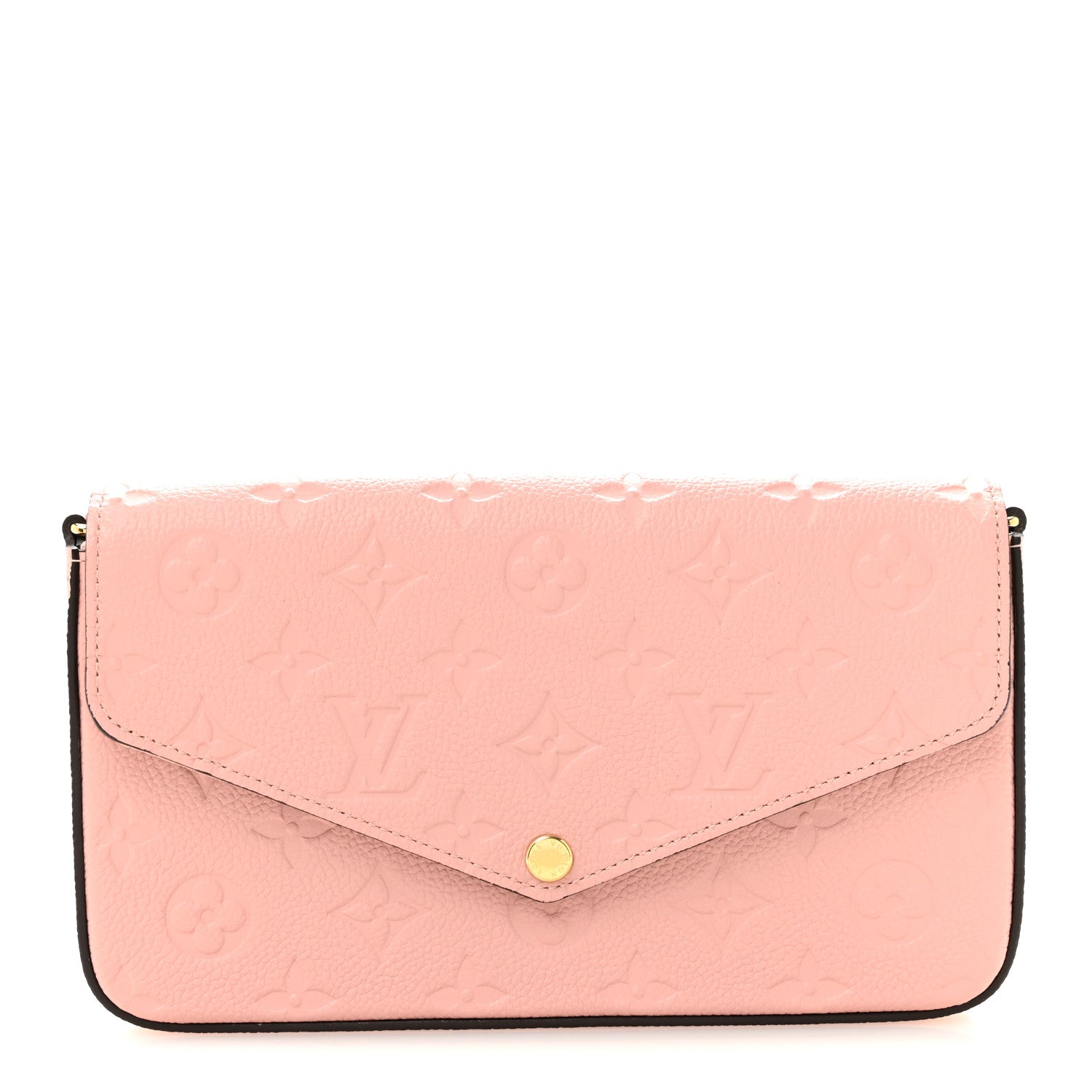 Louis Vuitton Empreinte Pochette Felicie Chain Wallet Rose Poudre 1 of 9