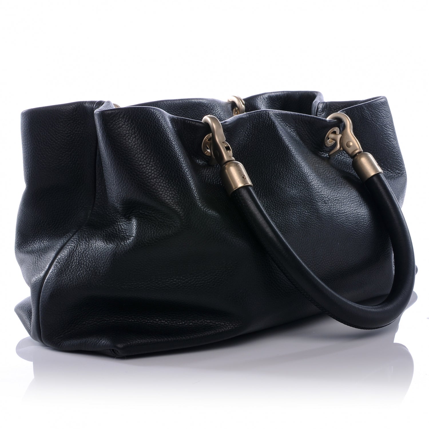 Chanel Caviar CC Handbag Black 3 of 8