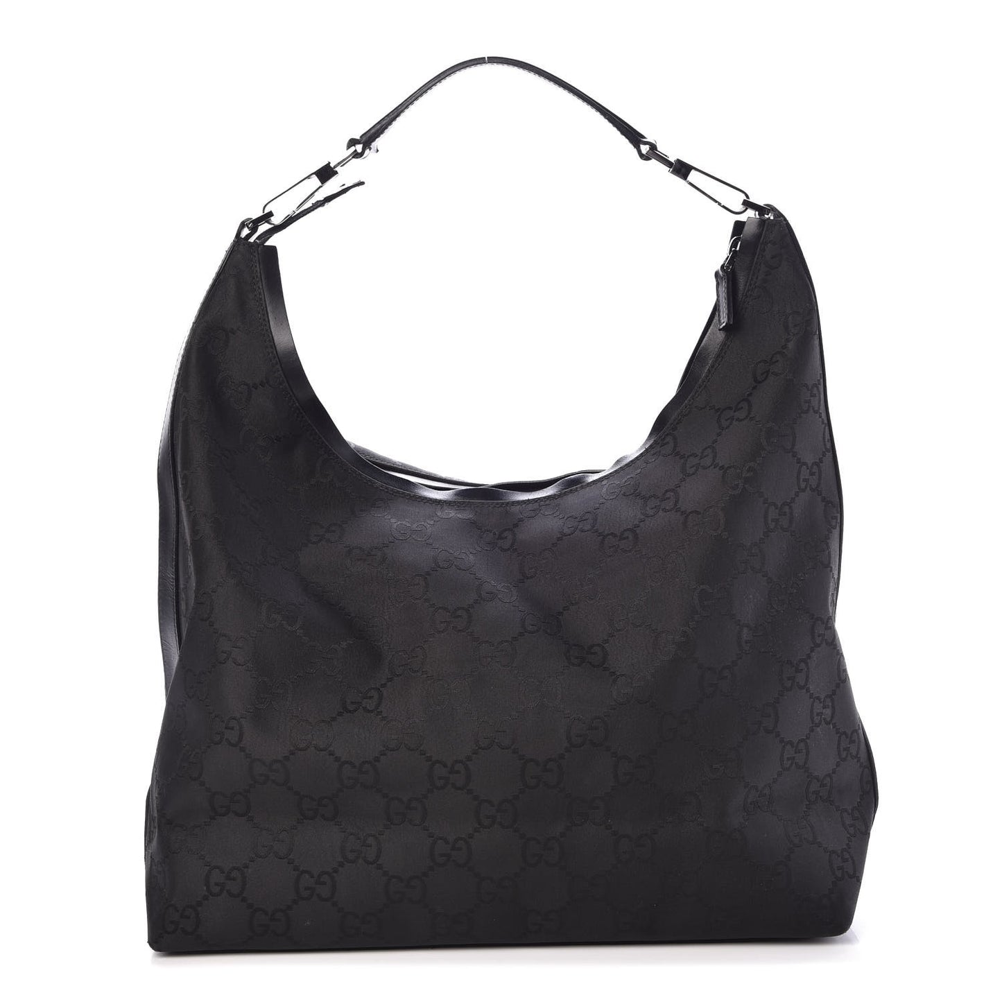 Nylon Monogram Hobo Black
