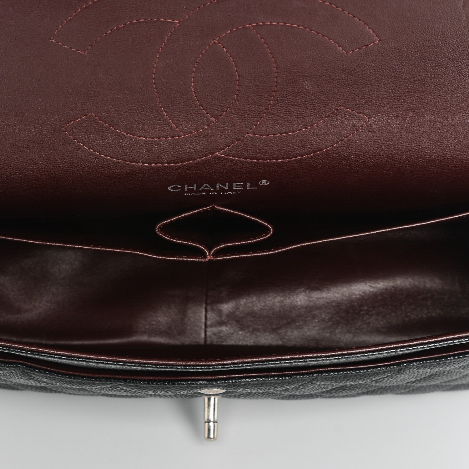 Chanel Caviar Quilted Jumbo Double Flap Black 5 of 7