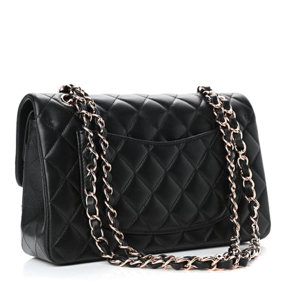 Chanel Lambskin Quilted Small Double Flap Black 2 of 5