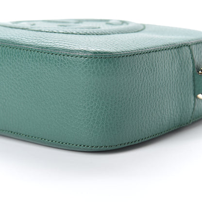 Gucci Pebbled Calfskin Small Soho Disco Bag Emerald Green 10 of 10