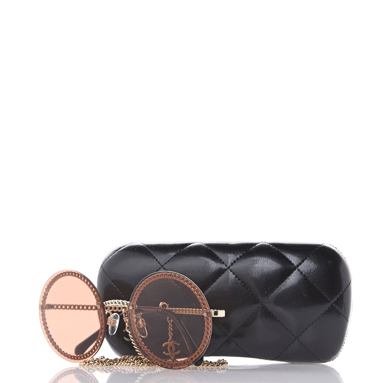 Chanel Chain Round Sunglasses 4245 Brown Gold 8 of 8