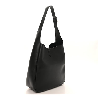Saint Laurent Supple Calfskin Large Le 5 A 7 Soft Hobo Black 3 of 9