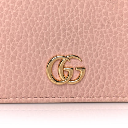 Gucci Dollar Calfskin GG Marmont Card Case Perfect Pink 9 of 10