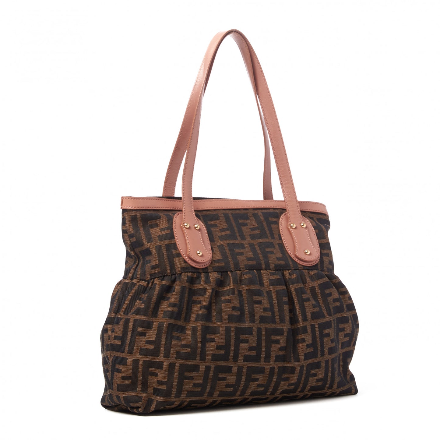 Zucca Cuoio Lucido Small Chef Shopping Tote Tobacco Bois de Rose
