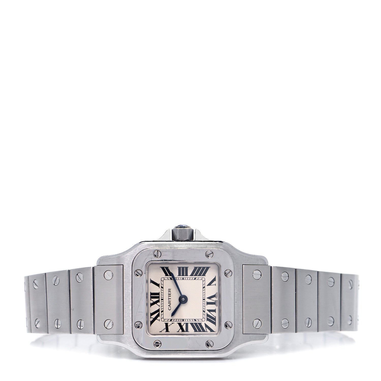 Cartier Stainless Steel 24mm Santos de Cartier Galbee Quartz Watch 2 of 5