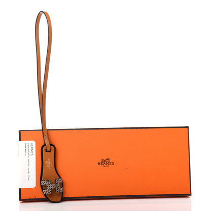 Hermes Lizard Butler Calfskin Hunter Oran Nano Bag Charm Naturale Sable 5 of 5