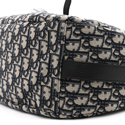 Christian Dior Oblique Soft Saddle Bag Beige Blue 9 of 9