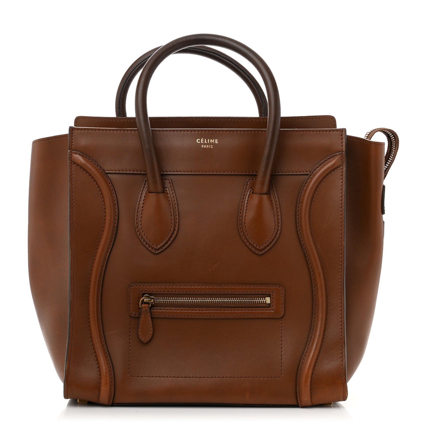 Smooth Calfskin Mini Luggage Sienna