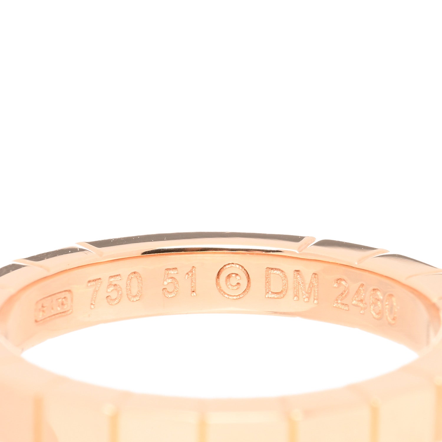 Cartier 18K Pink Gold Lanieres Ring 51 5.75 4 of 4