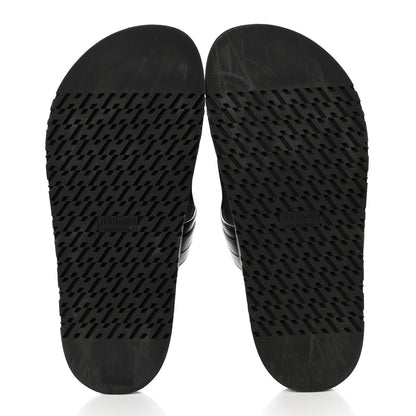 Hermes Calfskin Womens Empire Sandals 38 Black 5 of 9