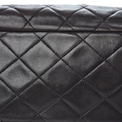 Chanel Lambskin Quilted XL Jumbo Single Flap Black 16 of 17