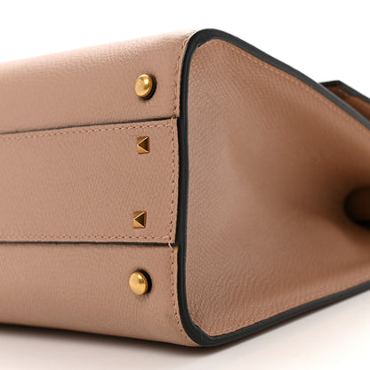 Valentino Garavani Grainy Calfskin Small VSling Top Handle Bag Poudre 9 of 11