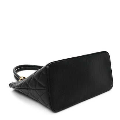 Chanel Caviar Quilted Medallion Tote Black 4 of 11