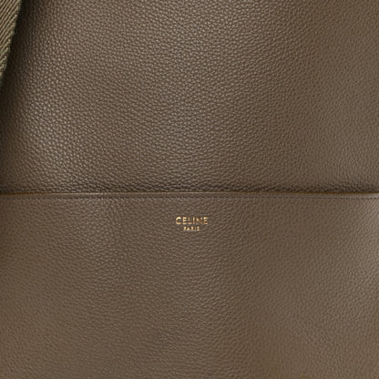 Celine Soft Grained Calfskin Sangle Bucket Bag Taupe 9 of 13