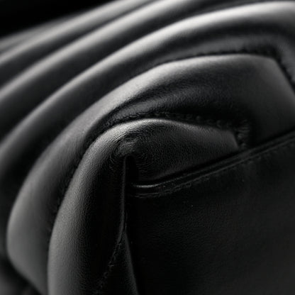 Saint Laurent Calfskin Y Quilted Monogram Monochrome Medium Loulou Chain Satchel Black 14 of 14