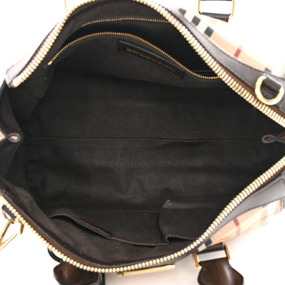 Burberry Haymarket Check Small Gladstone Chocolate 5 of 12