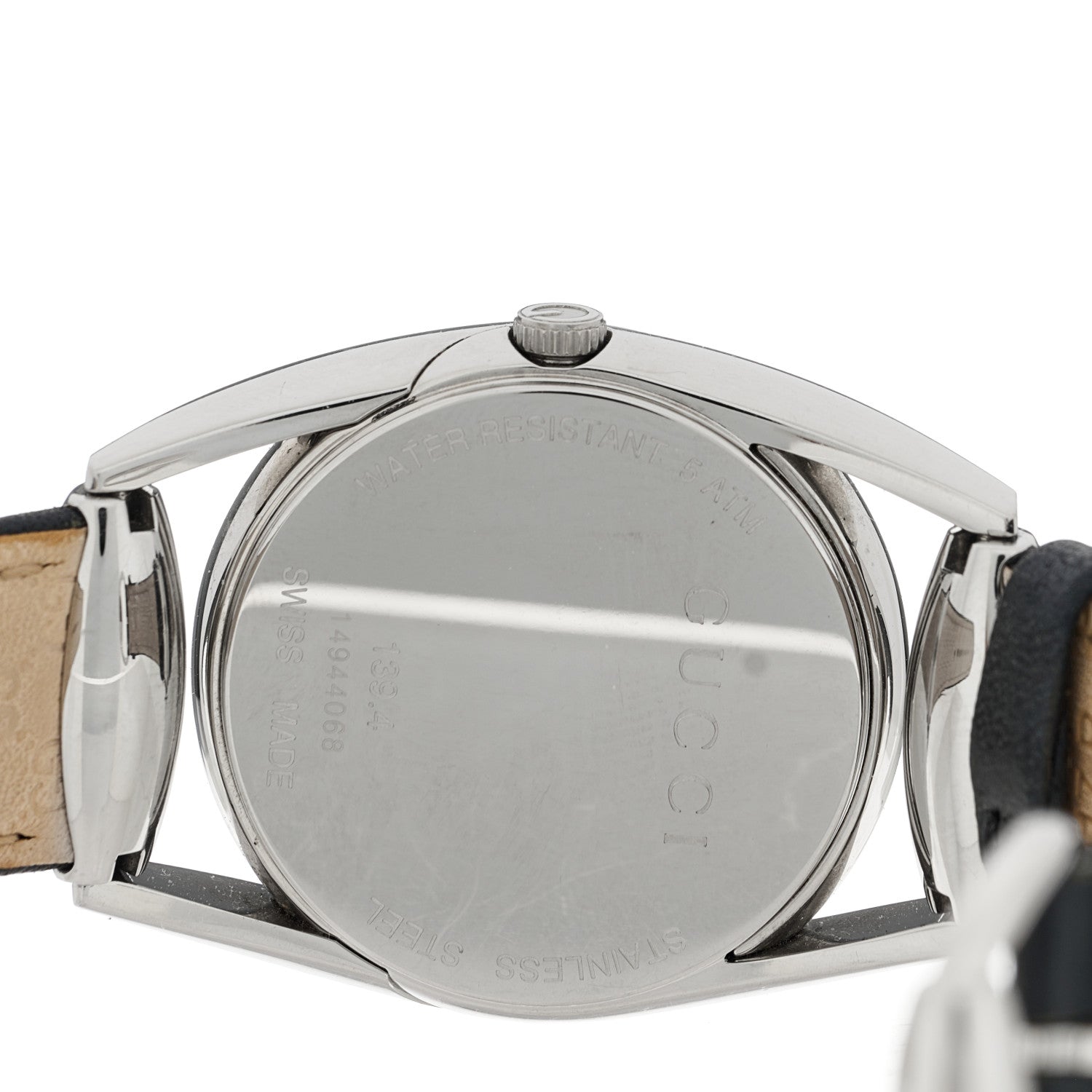 Gucci Stainless Steel Calfskin 34mm Horsebit Quartz Watch Black 4 of 4