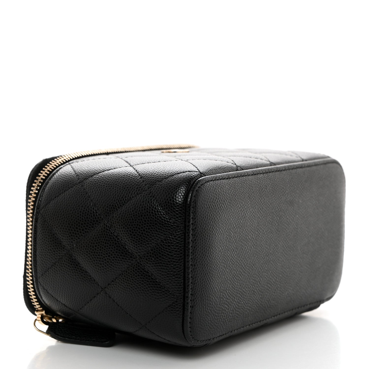 Chanel Caviar Quilted Small Vanity Case With Chain Black 4 of 10