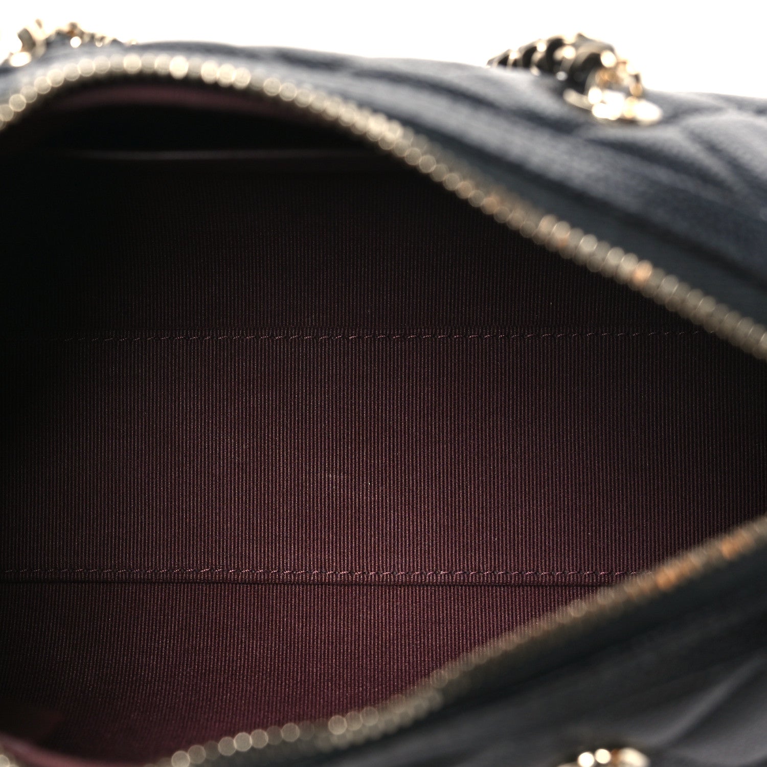 Chanel Caviar Quilted Barrel Clutch With Chain Black 5 of 10