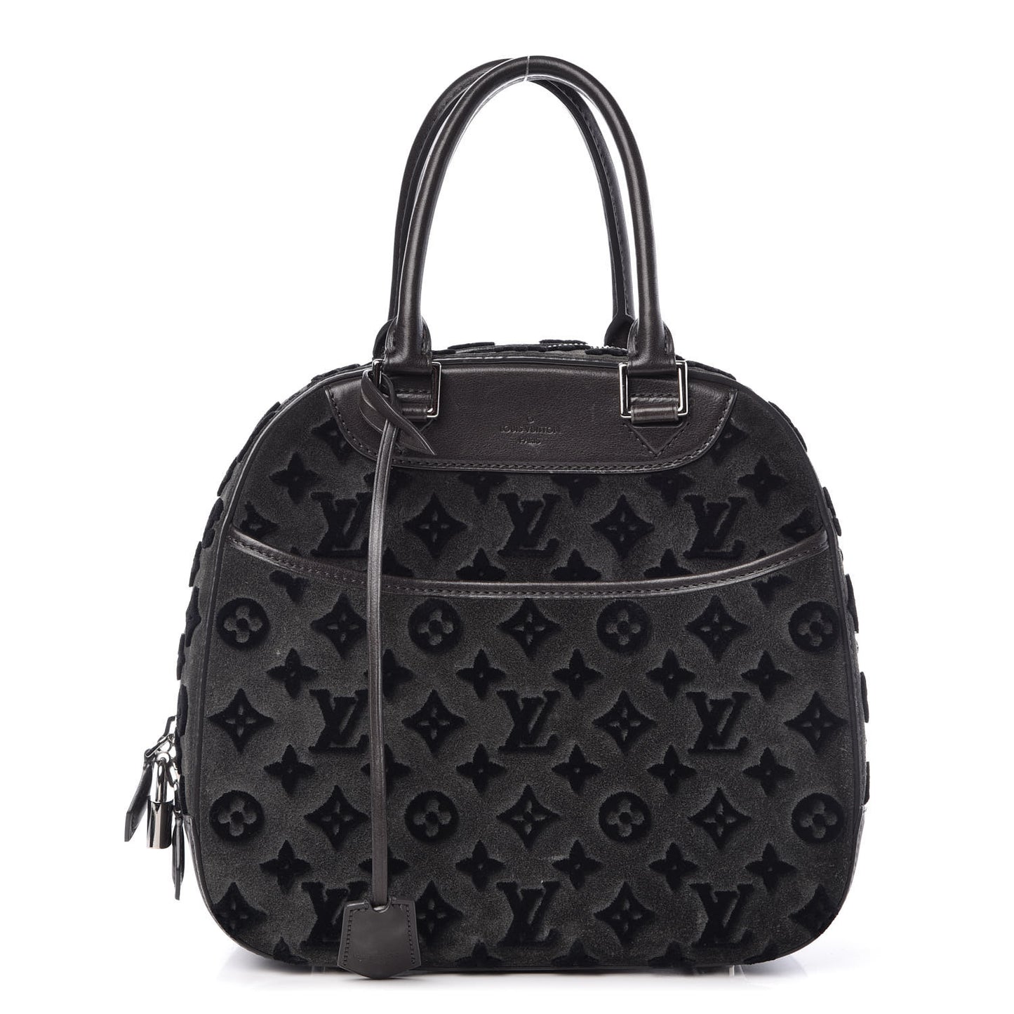 Monogram Suede Tuffetage Deauville Cube Gris