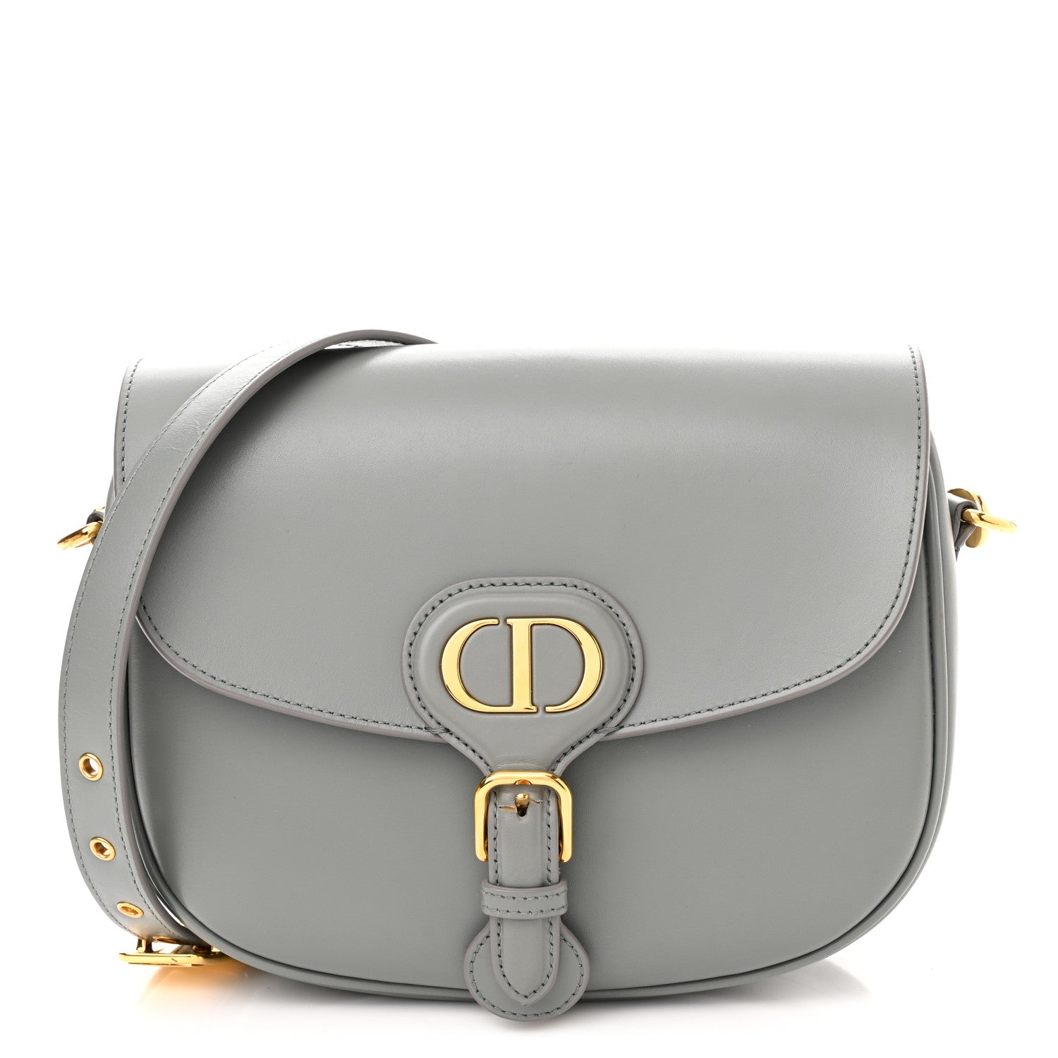 Christian Dior Box Calfskin Medium Bobby Flap Gray 1 of 12
