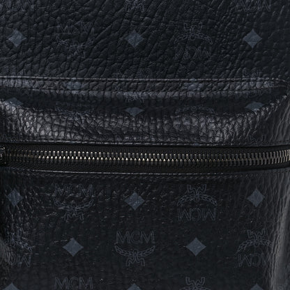 MCM Visetos Small Side Stud Stark Backpack Black 7 of 12