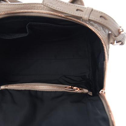 Alexander Wang Pebbled Lambskin Rockie Latte Rose Gold Hardware 5 of 10