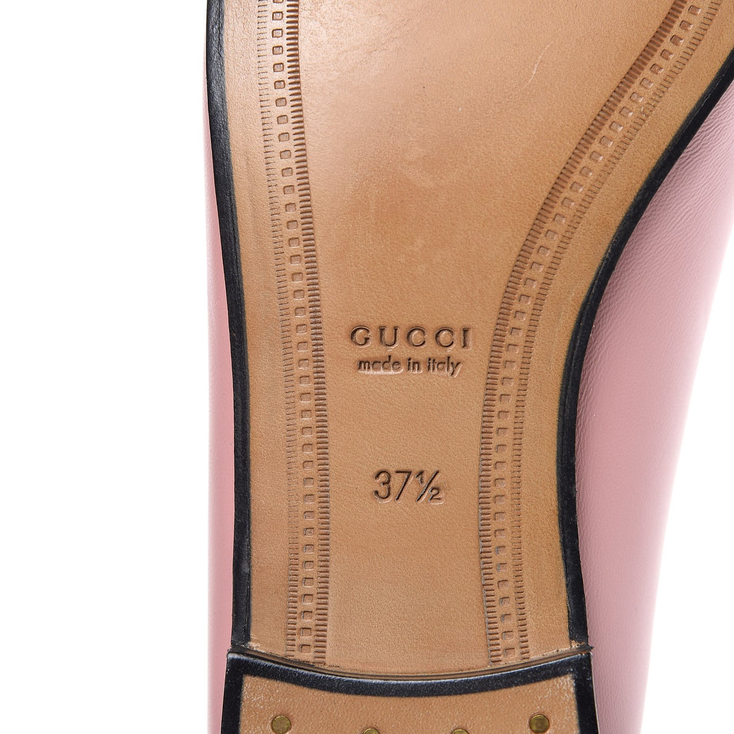 Lambskin Womens Brixton Horsebit Loafers 37.5 Perfect Pink