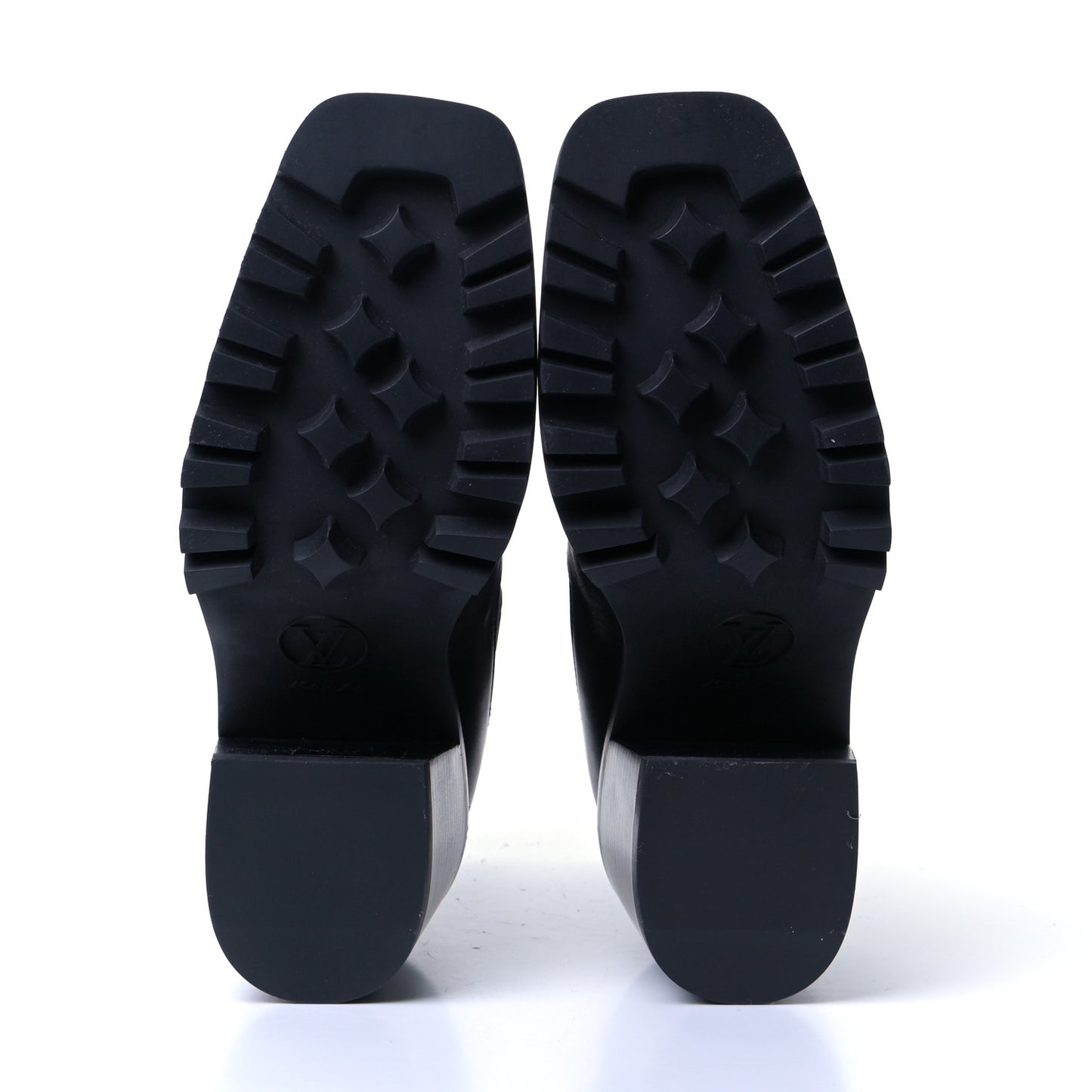 Patent Monogram Limitless Ankle Boots 40 Black