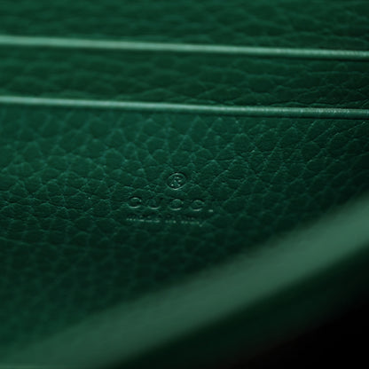 Gucci Calfskin Mini Dionysus Chain Wallet Emerald 6 of 11