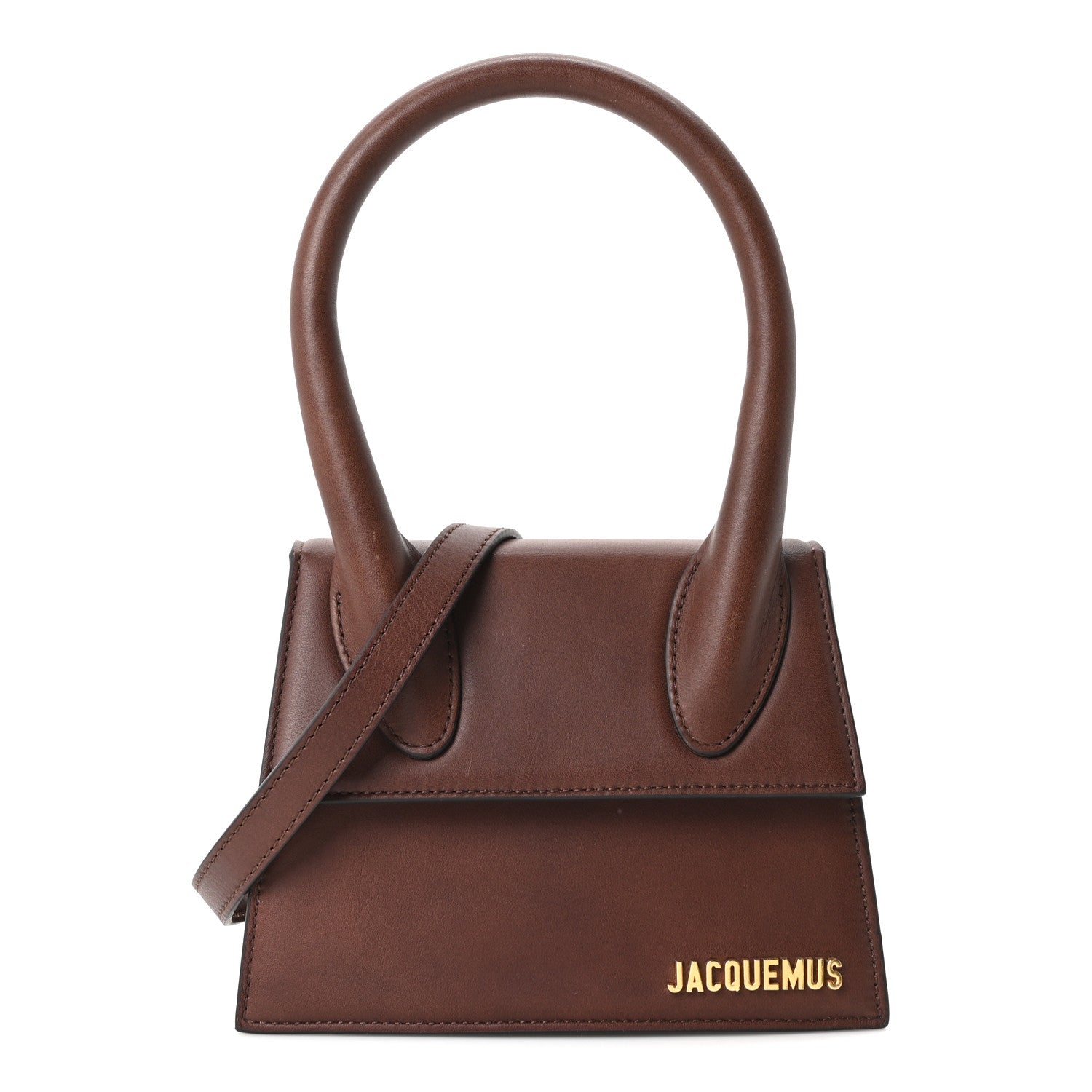 Jacquemus Smooth Calfskin Le Chiquito Dark Brown 1 of 9