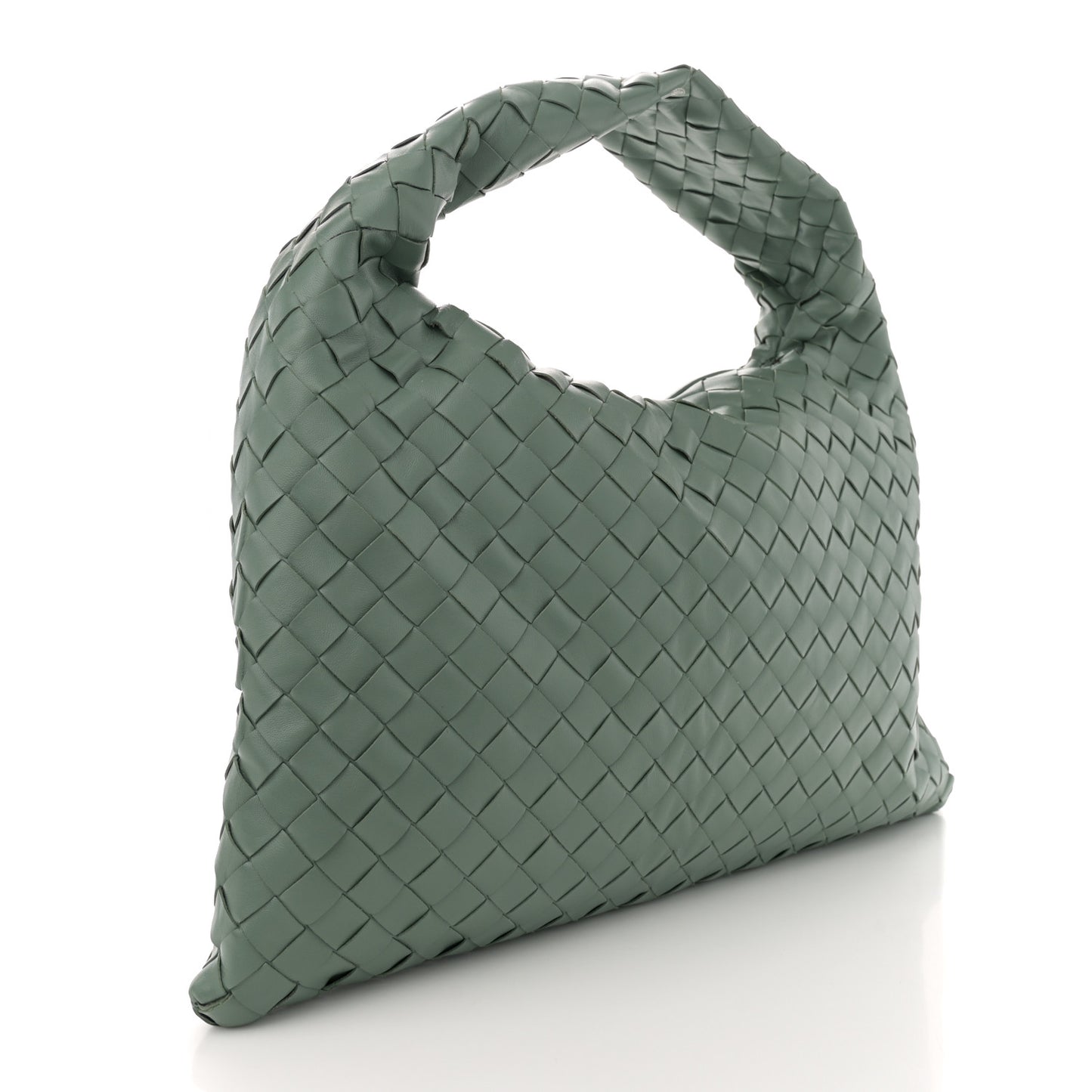 Nappa Intrecciato Small Hop Aloe