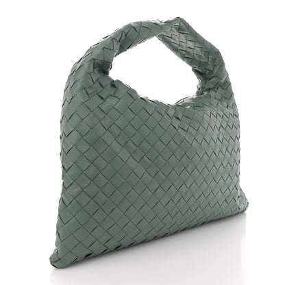 Bottega Veneta Nappa Intrecciato Small Hop Aloe 2 of 10