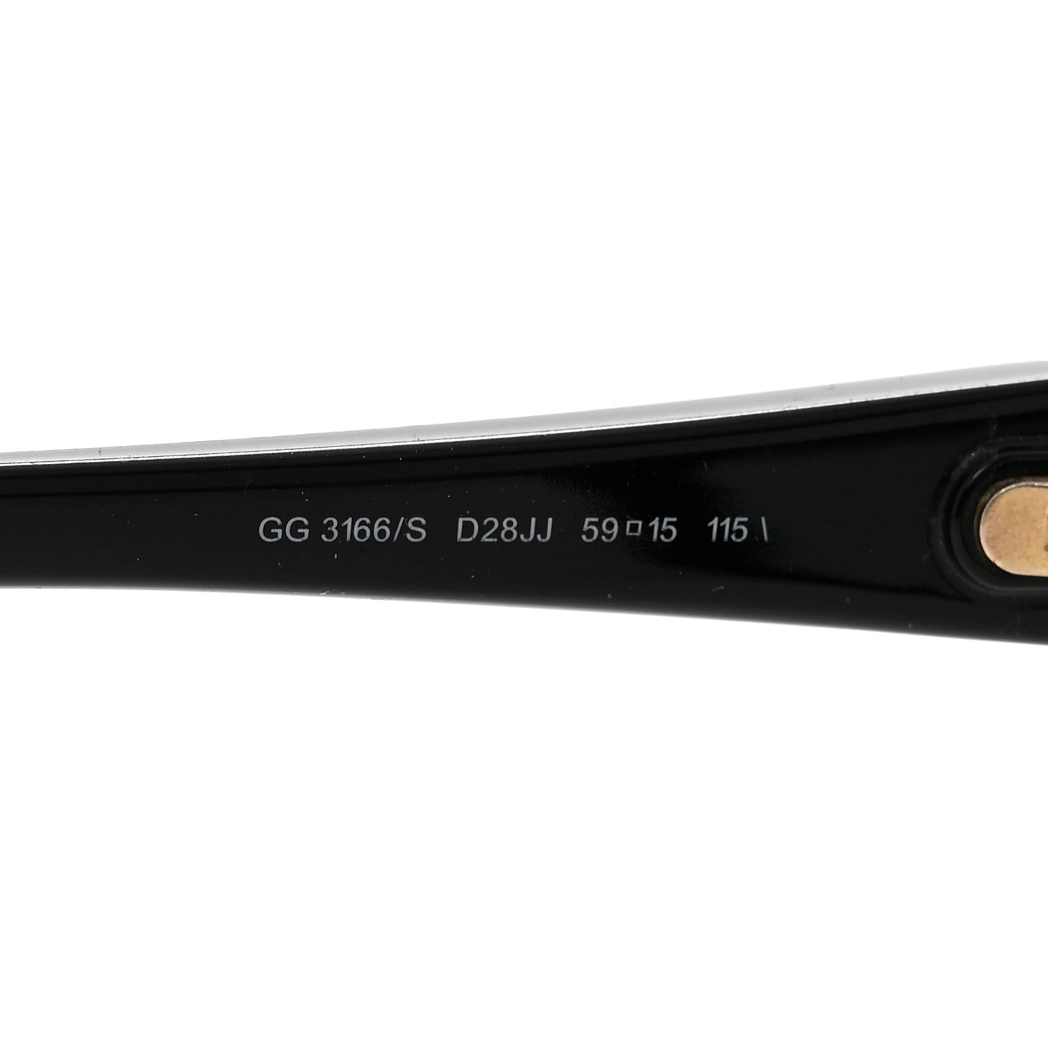 Gucci Web GG3166/S Sunglasses Black 6 of 7