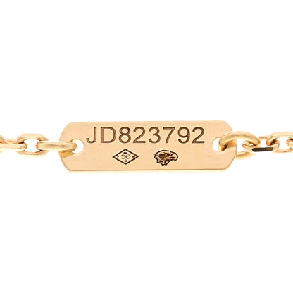 Van Cleef & Arpels 18K Yellow Gold Mother of Pearl Vintage Alhambra Pendant Necklace 5 of 6