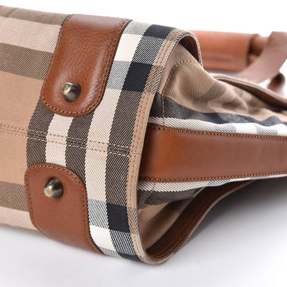 Burberry House Check Tote Dark Tan 6 of 9