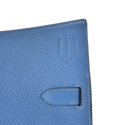 Hermes Taurillon Clemence Swift Jypsiere 28 Bleu Paradis 12 of 36