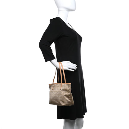 Fendi Zucchino Small Roll Tote Beige 2 of 9