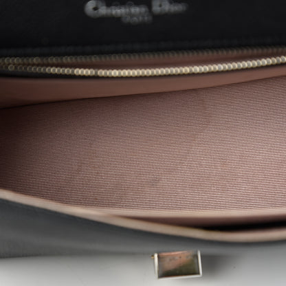 Christian Dior Grained Calfskin Medium Diorama Flap Bag Black 11 of 12