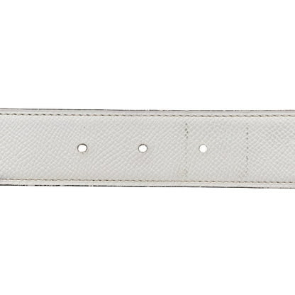 Hermes Epsom 38mm Constance H Belt 80/32 White Gold 4 of 8