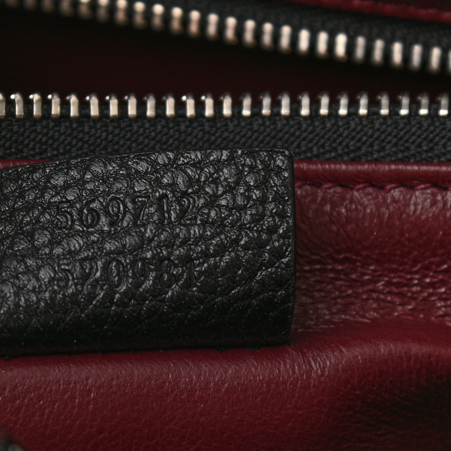 Grainy Calfskin Small Zumi Top Handle Bag Black